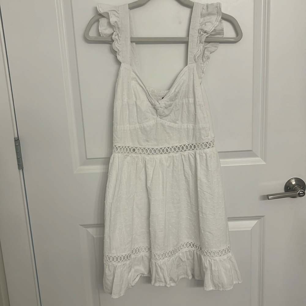 AQUA white sundress